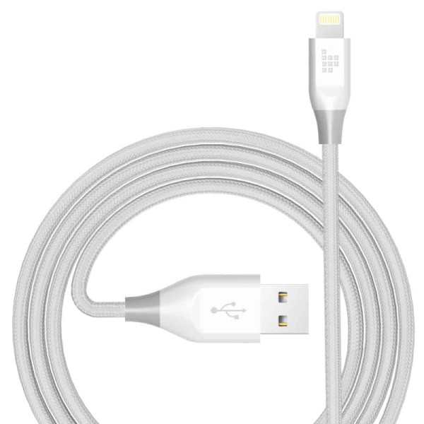 Кабель Tronsmart Lightning MFi 19AWG 1.8m Nylon Cable White
